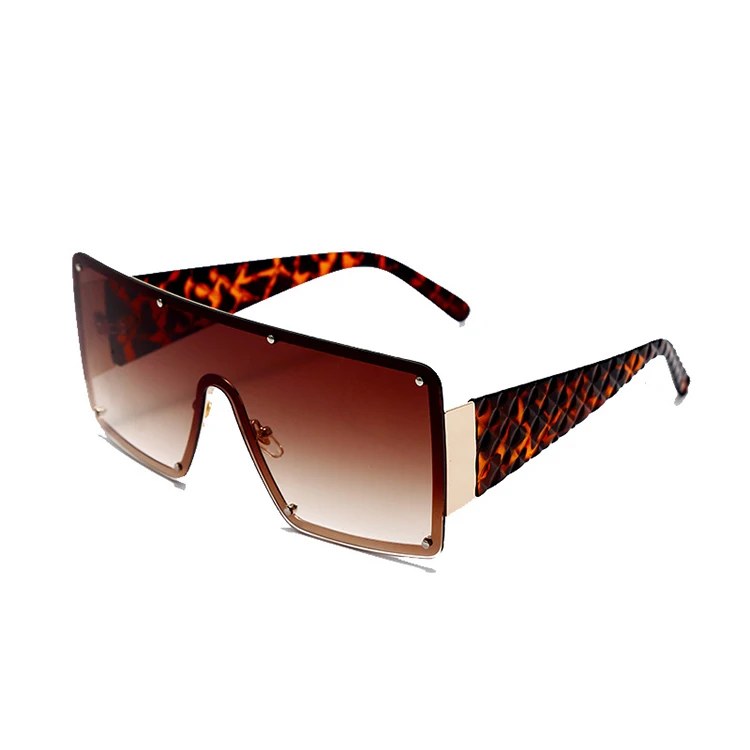 

Luxury Vintage Sunglasses Oversized Square Sunglasses Flat Top Chic Big Shades Sunglasses