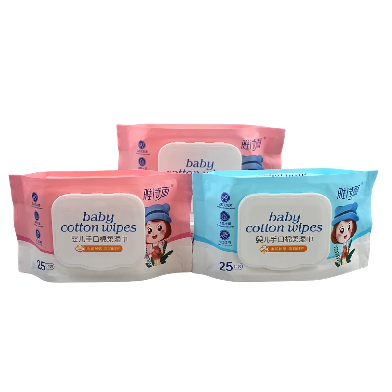 

yashiyu custom printed paper unscented clean tissue for baby alcohol free wipes