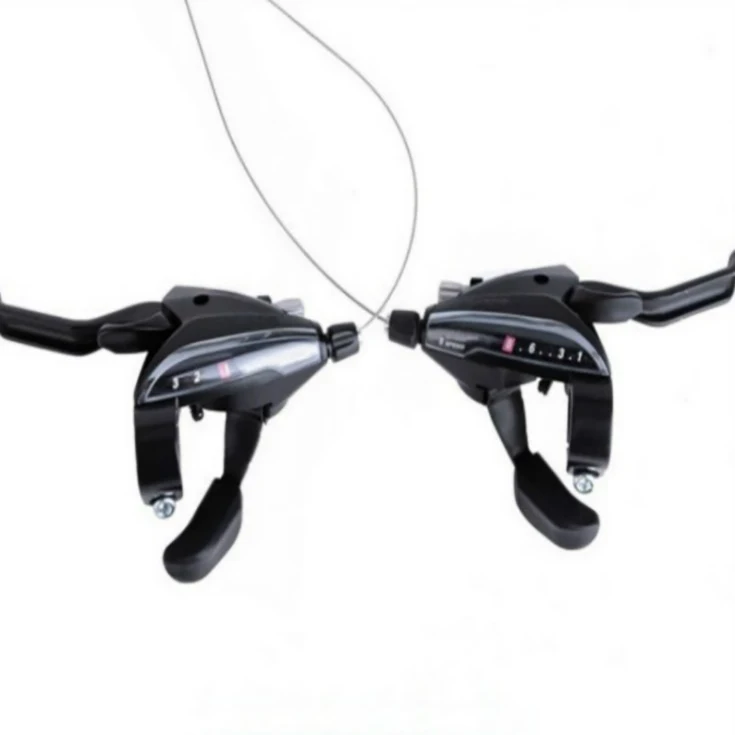 

MTB 7/8/9 Speed Mountain Bike Derailleur Shift Lever Conjoined Finger Dial Bicycle Transmission Bike Shift Finger, Black