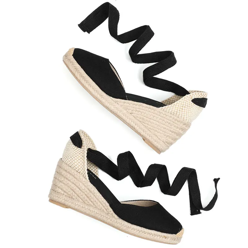 

summer women fashion flat canvas espadrilles women's sandals, Mix colors