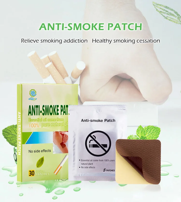 Chinese Medical Herbal Quit Smoking Sticker Safe Anti Smoking Patches