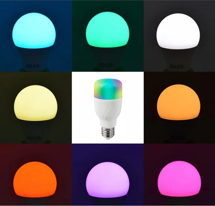 Hot Selling Wifi Smart Bulb Tuya Smart LED Light Lamp Smart Life RGBCW Dimmer Bulb with Amazon Alexa Google Home IFTTT