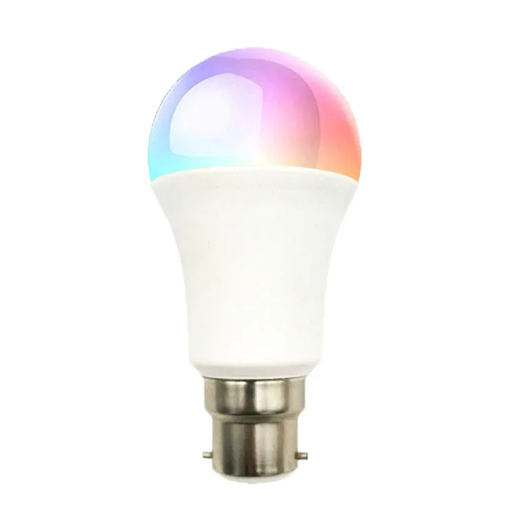 Dimmable Multicolor Wake-Up WiFi Smart LED Light Bulb No Hub Required Compatible with Alexa Google Home IFTTT for home lights