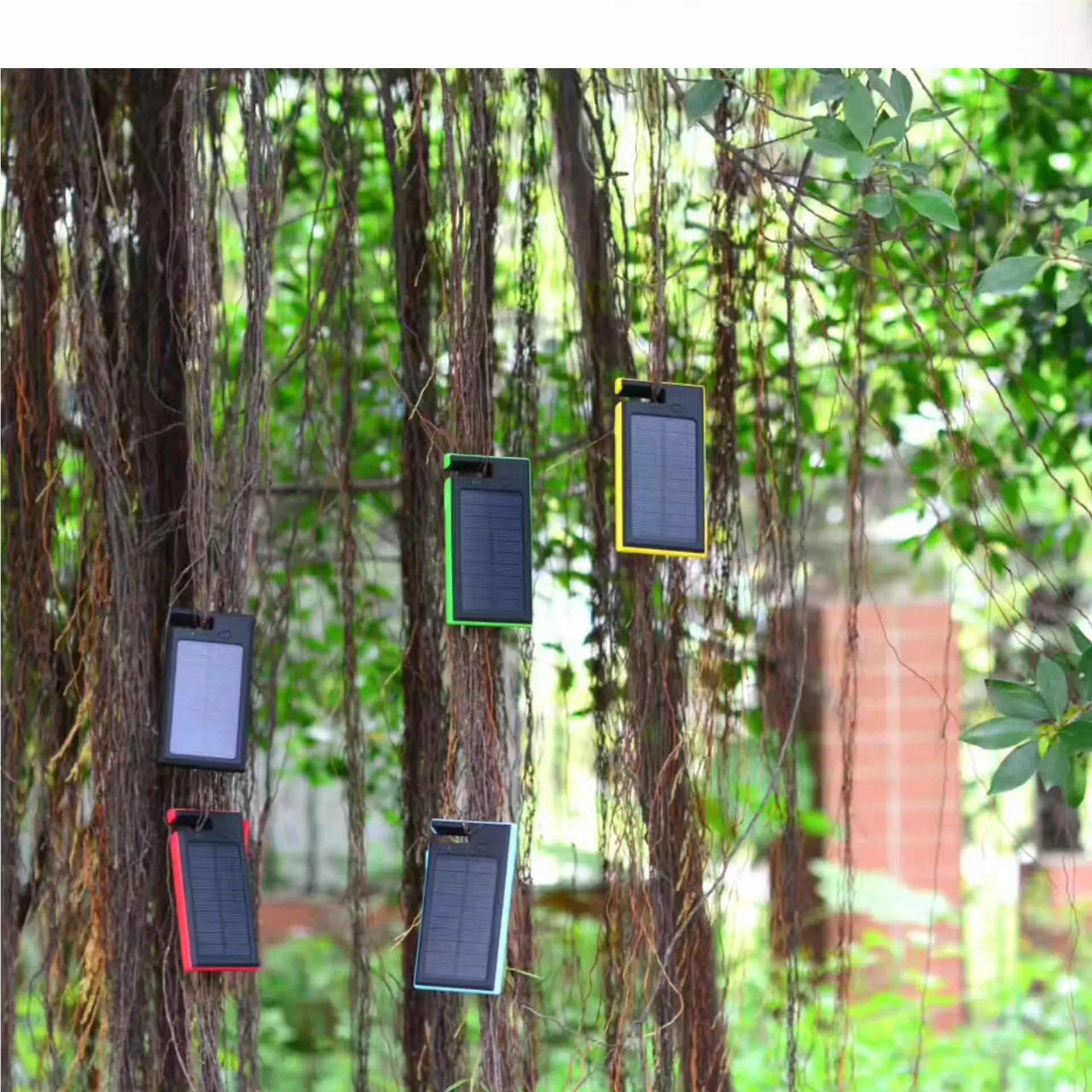 2020 Custom Logo Dual USB Mobile Phone Battery Charger Waterproof Solar Power Bank - ANKUX.COM