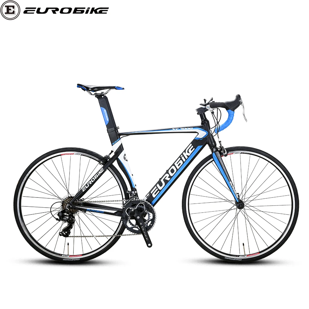 

Eurobike XC7000 Road Bike 54 cm 50cm Light Aluminum Alloy 6061 Frame 14 Speed 700C Road Bicycle A050 Racing Bike