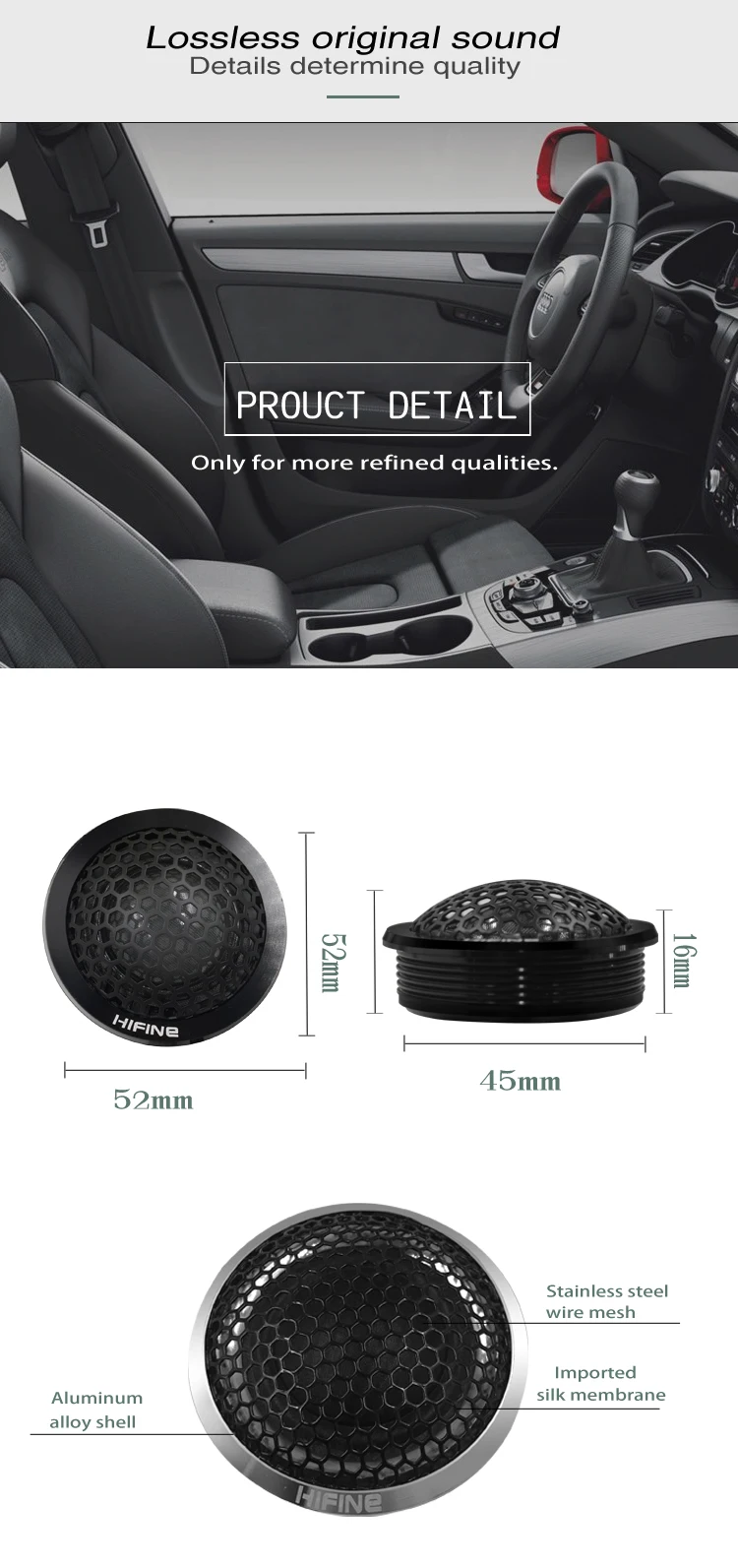 8 inch car audio subwoofer slim active speakers car subwoofer - ANKUX.COM