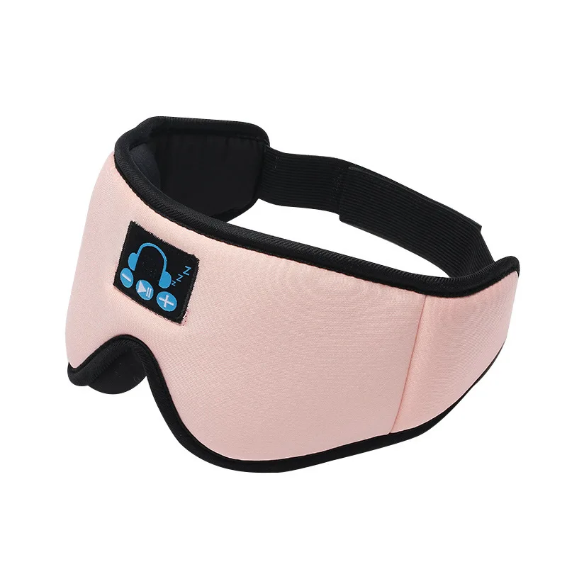 

Hot selling electronic eye mask with wireless 5.0 earphone mini headsets sleep eye mask, Black