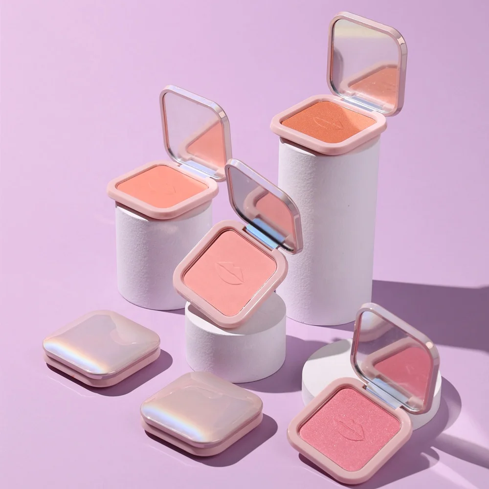 

private label brand logo Makeup Single Color Blush Face Cheek Pressed Powder
