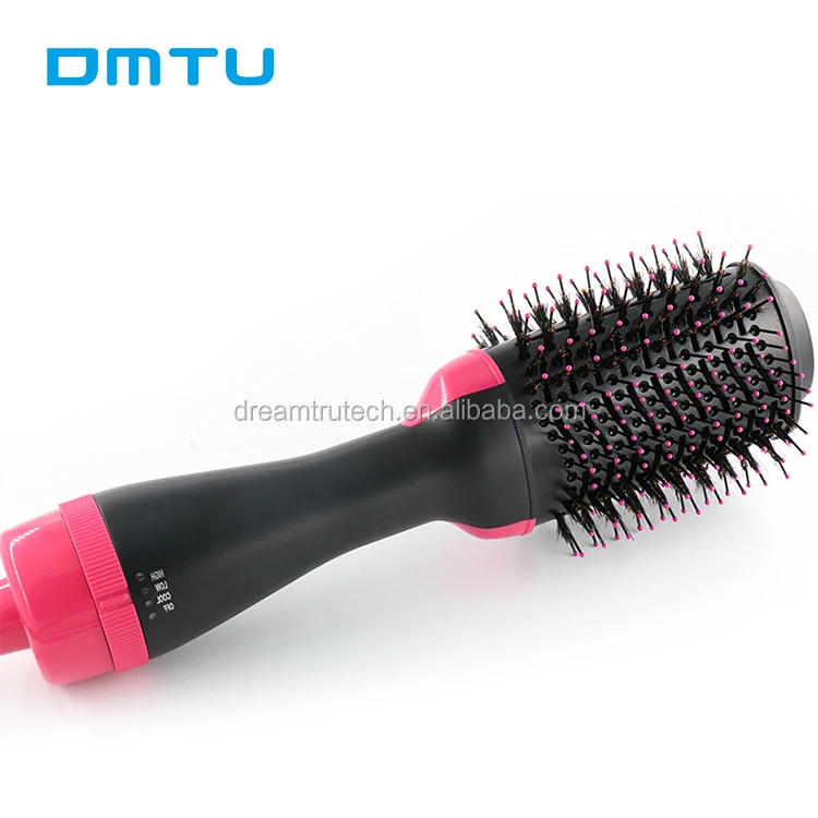 

DMTU Professional Hair Dryer Volumizing Brush Electric 3 In 1 Hot Air Brush, Blue (customized as you request)