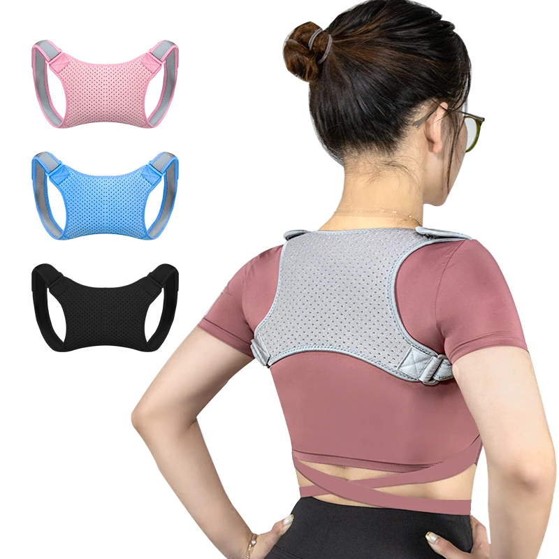 

Back Brace Lumbar Support Shoulder Posture Corrector, As picture