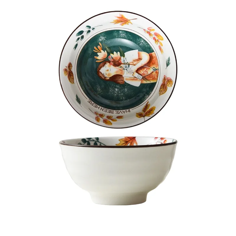 

Factory Manufacture Various  Fairy Forest Restaurant Soup Ceramic Bowl