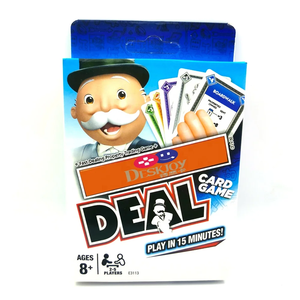 

Monopoly Deal Card Game Play Card Toy Puzzle Family Party Board Game