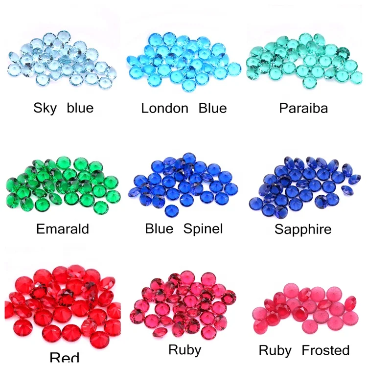 

3-4mm 1000pcs/bags Synthetic Crystal Glass Gems Stone For Jewelry Making