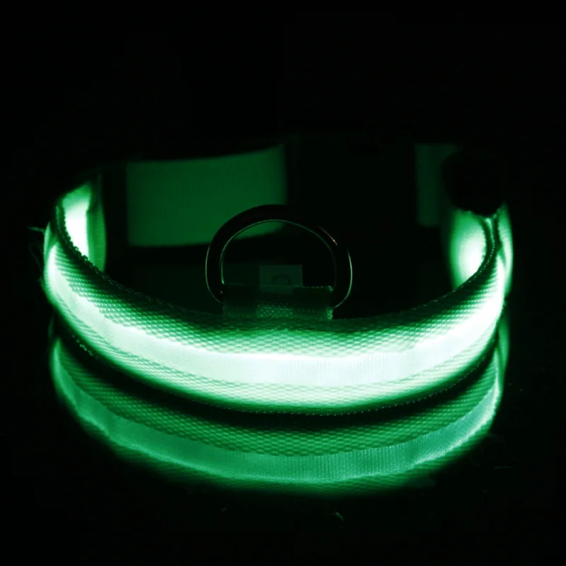 

Factory Direct Selling Pet Products Dog Led Flashing Collar Glowing Protect Pet Cat Dog In The Dark Dog Collars