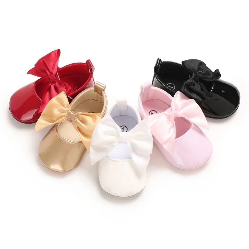 

Anti Slip Bow Infant Party Toddler Girl Fashion Baby Wholesale Shoes