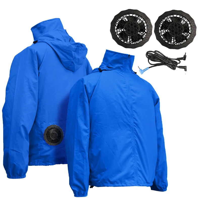 

5V USB power bank supply UV Sun Protection Fan Jacket air conditioned t shirt 3 wind gears, Camouflage,red, yellow,brown and so on