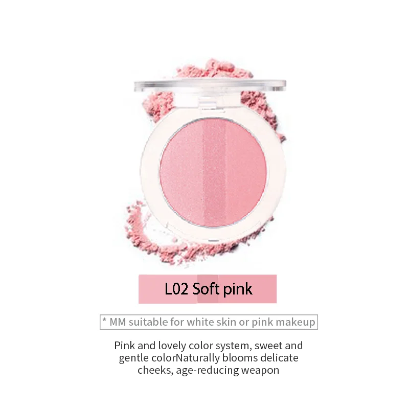 

High Quality Palette Private Label Makeup Natural Cruelty Free OEM Matte Blusher, 4 colors