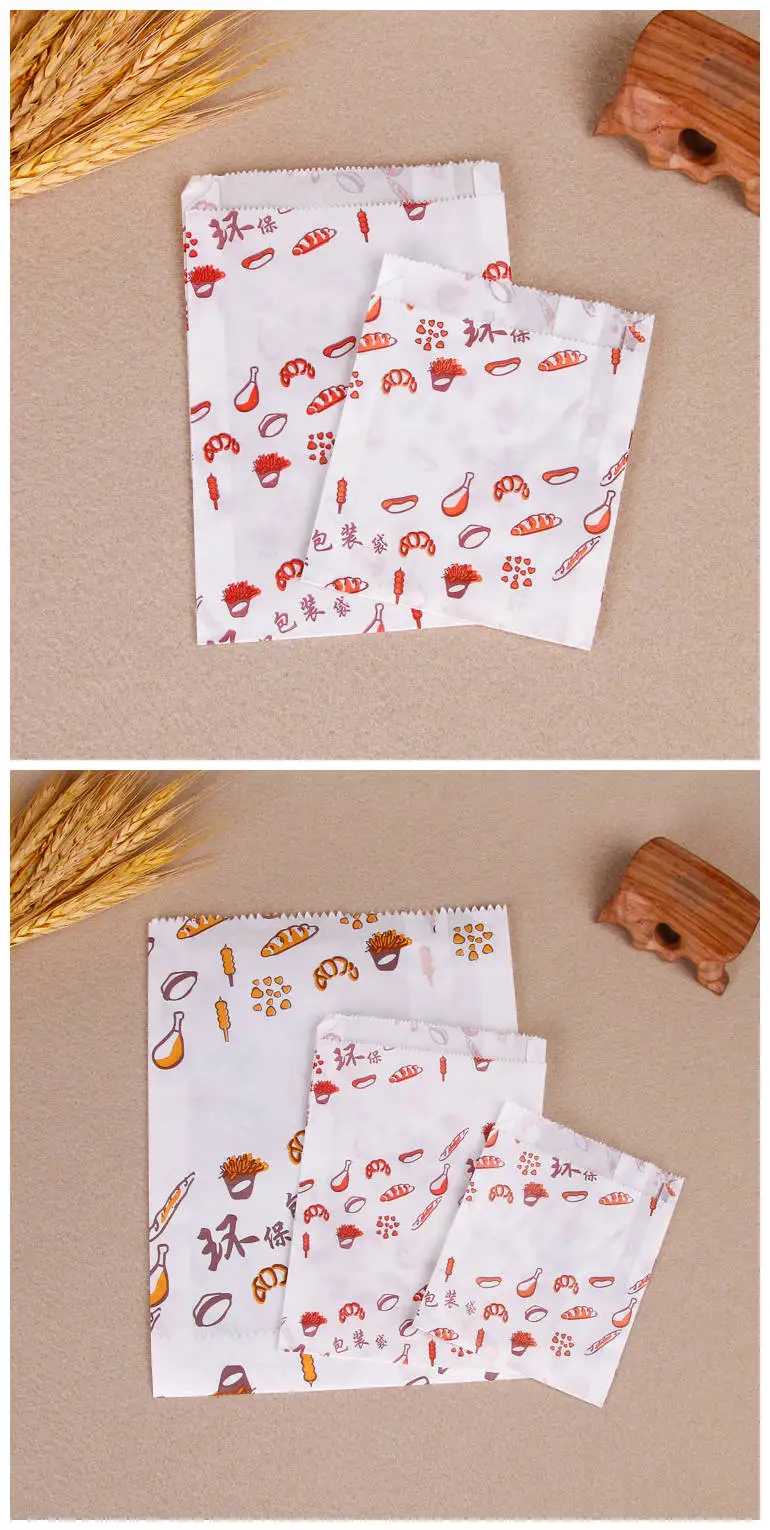 Silver Biodegradable Paper Candy Cookie Bags, NUIBY Food Safe Favor Bags, Buffet Treat Bags for All Party Loot Bags 