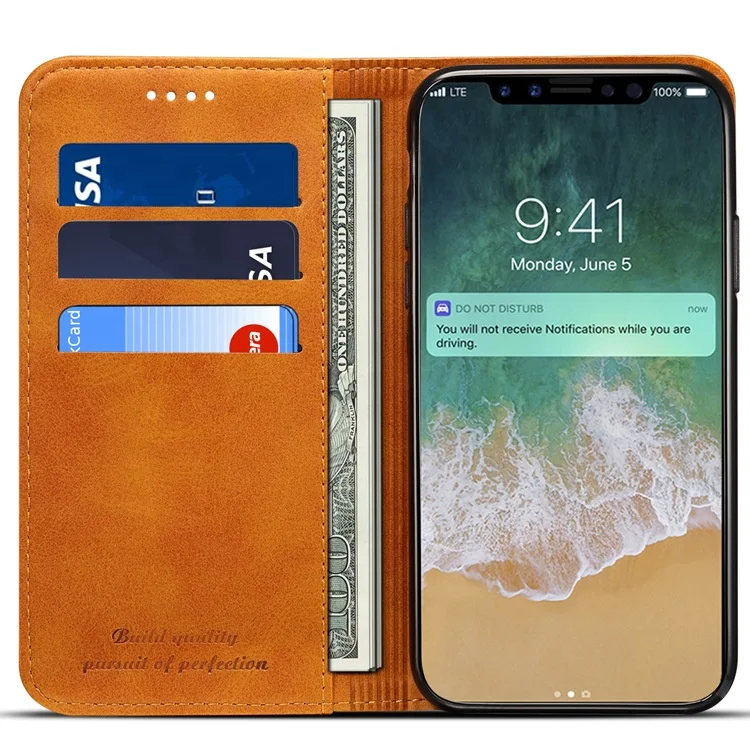 

Leather Phone Case For iPhone 13 Pro Max Wallet Style Business New Case for iPhone 13