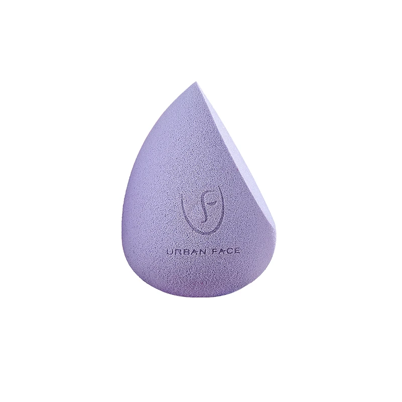 

Portable cosmetics makeup sponge beauty purple waterdrop makeup sponge non latex mini makeup sponge with LOGO