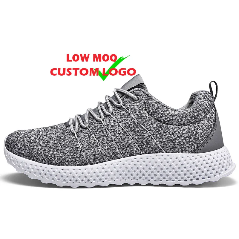 

2021 New Arrival Classic Fashion Fly Knit Shoes chaussures hommes Men's Casual Running Sports Jogging Red Sneakers