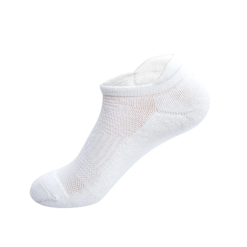 
Black white and grey mesh men sport ankle socks short cotton custom socks oem fashion plain no show athletic socks 