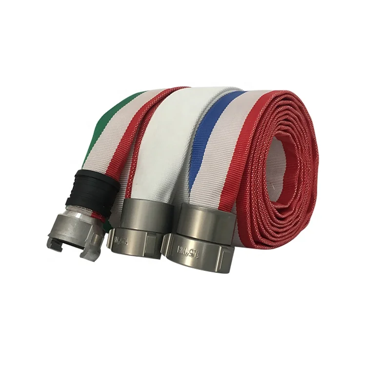 
fabric 50mm 65mm 2 inch 3 inch 4 inch 5 inch pu line canvas used fire fighting hose pipe 