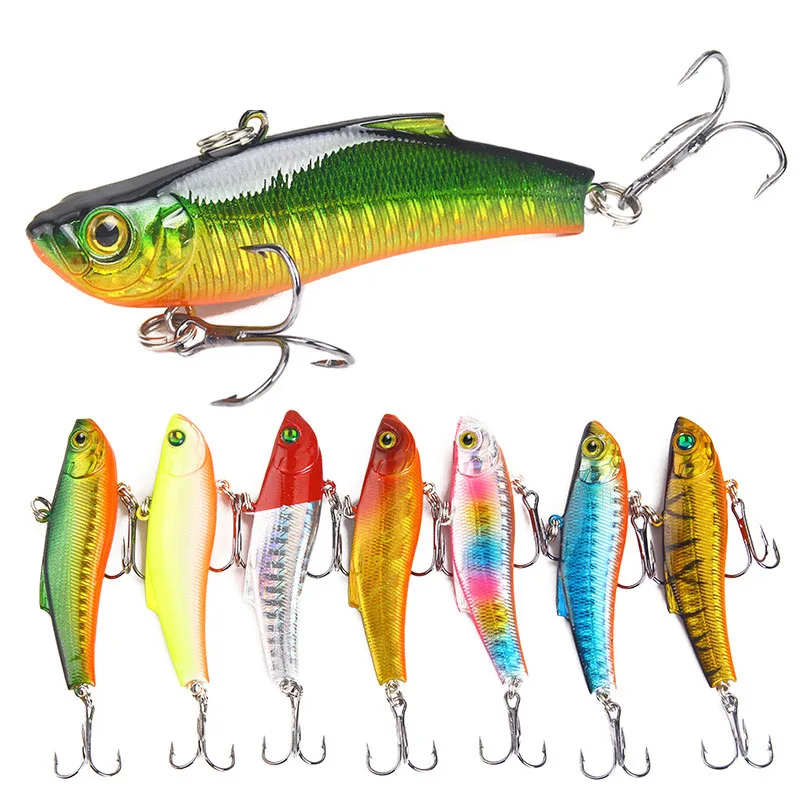 

Jetshark 18g 3D Eyes Vivid Metal Vib Spoon Lure