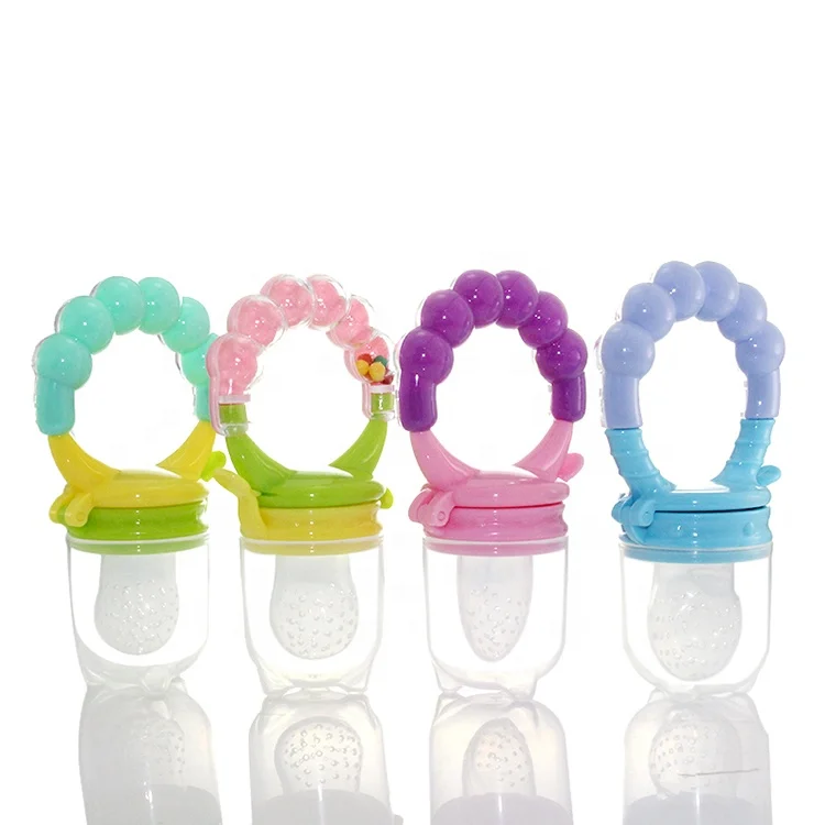 

Apple Bear Silicone Fruits and Vegetables Foods Feeder Biting Music Baby Teeth Baby Pacifier, Transparent