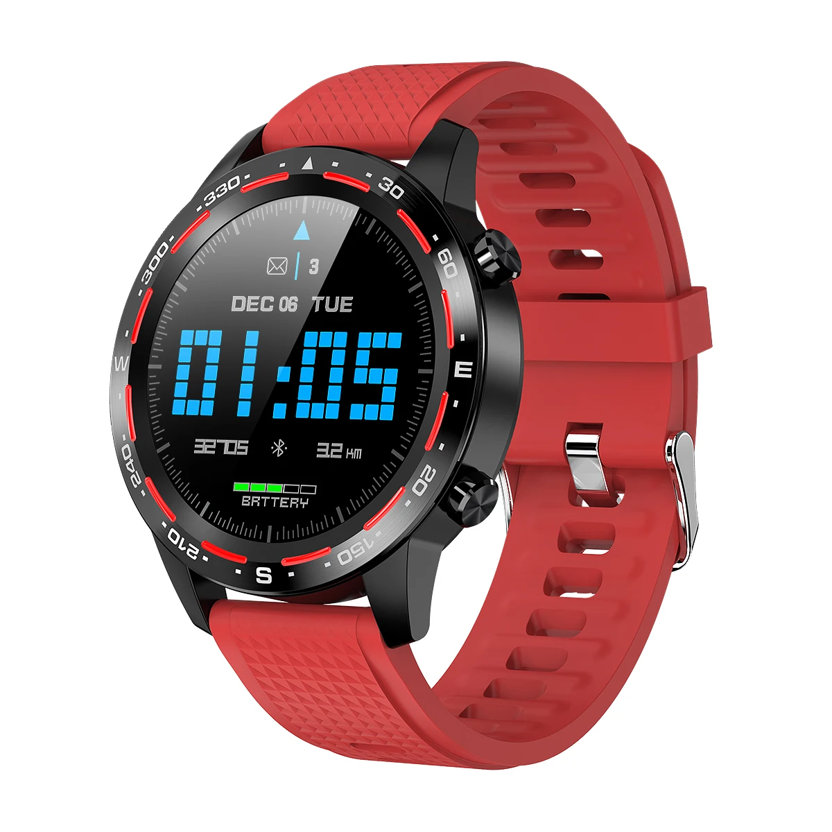 

Hot selling newest Products multi-sports heart rate blood pressure and stress L12 ip68 smart watch for man