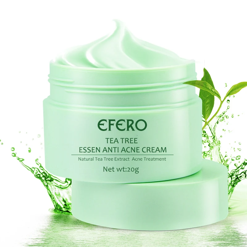 

EFERO Oil Control Shrink Pores Tea Tree Cream Acne Cream Scar Removal Acne Epiderm Cream for Acne