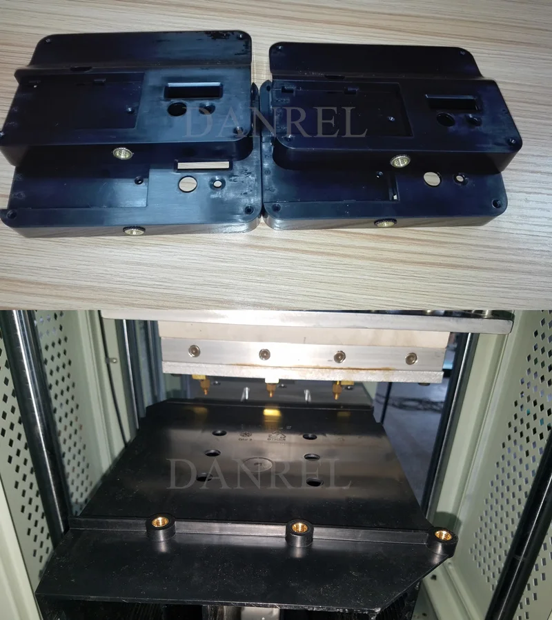 Automatic Rotary Table Heat Staking Machine for Plastic Studs Welding and Brass Threaded Inserts Pressing