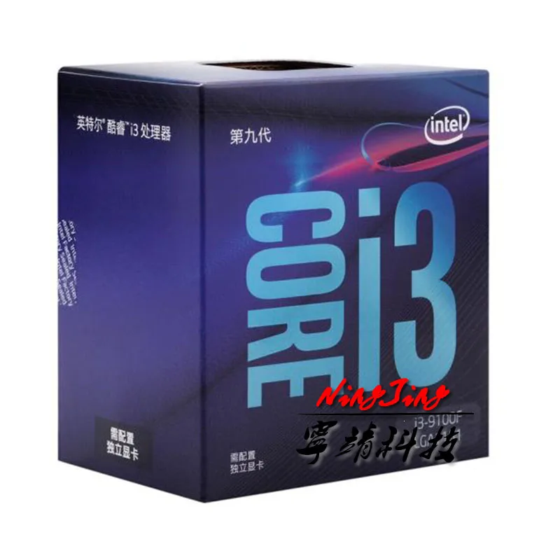 

Intel Core i3-9100F i3 9100F 3.6 GHz SRF7W /SRF6N Quad-Core Quad-Thread CPU 65W 6M ProcessorLGA 1151 Sealed and come with cooler