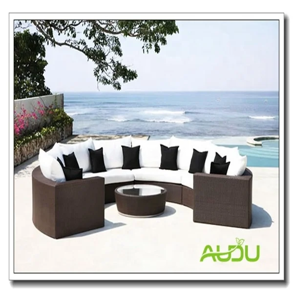 Aluminium Round Rattan Garden Furniture Tarrington House