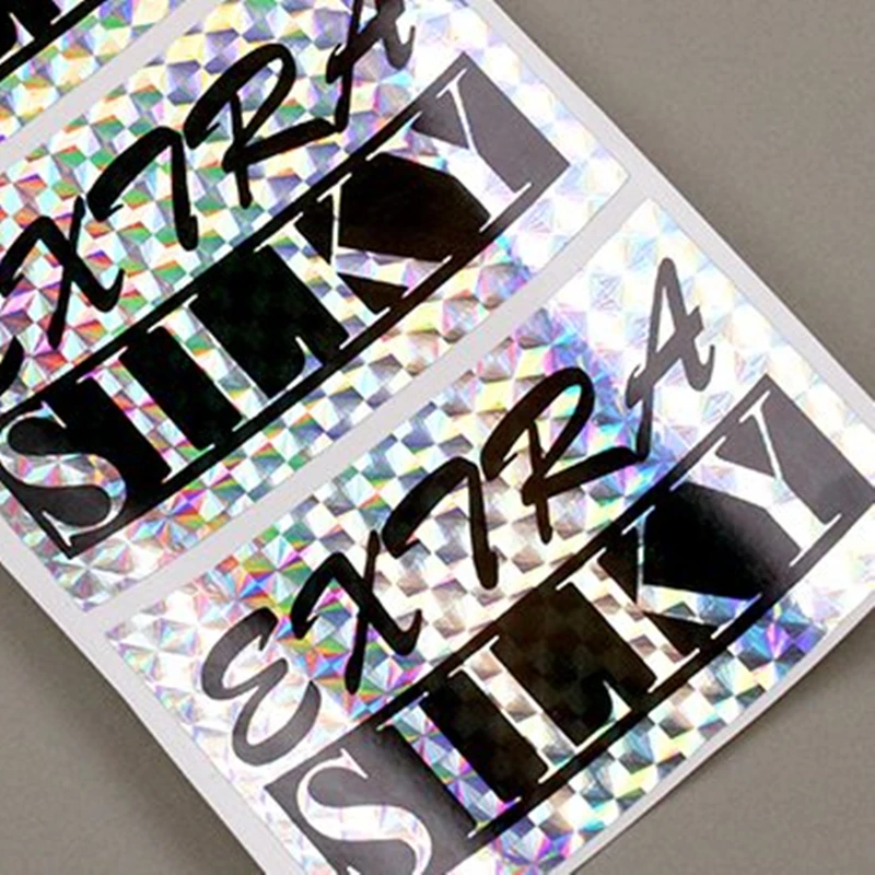 

10x10cm Waterproof Glitter 3D Wall Vinyl Die Cut Logo Sticker