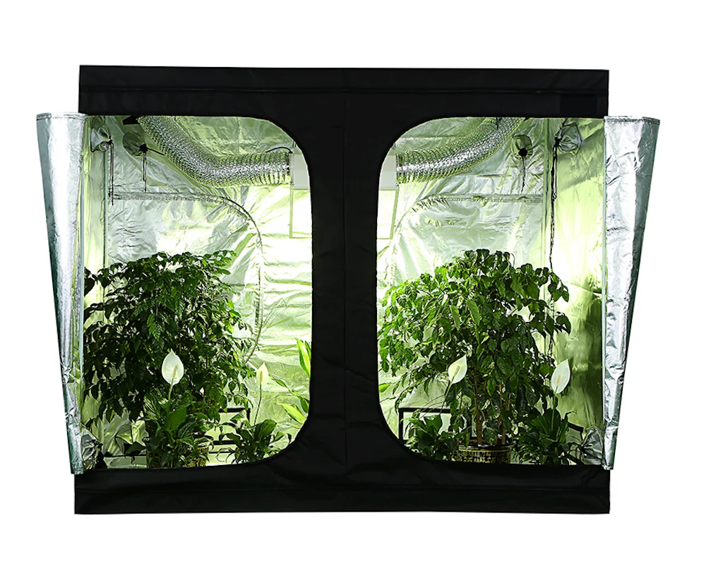 

Waterproof Mylar 240x120x200cm 600D big grow tent for indoor hydroponic Grow room greenhouse