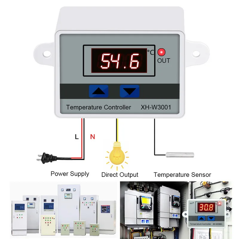 Temperature controller xh w3001 схема подключения и инструкция