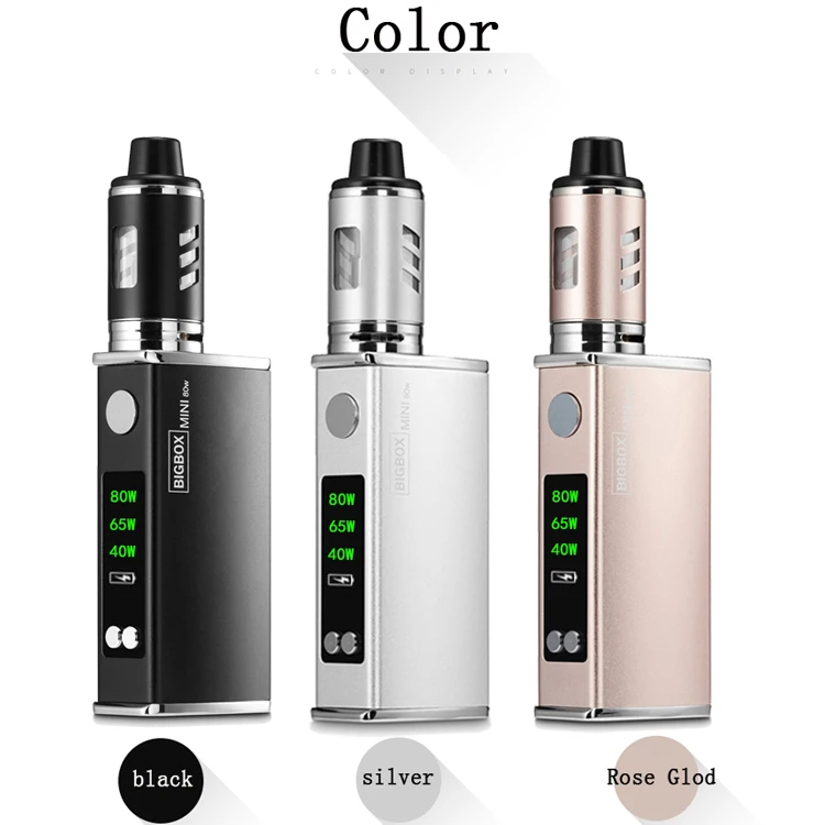 

DDP shipping Vape kit 2021 Factory Wholesale Big Vapor Vape battery Ecig 80W Box Mod