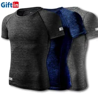 

High Quality Wholesale Cheap Men Cotton Spandex Men Muscle Reflective Sport Gym Fitness Running Quick Dry Fit Mens T Shirt