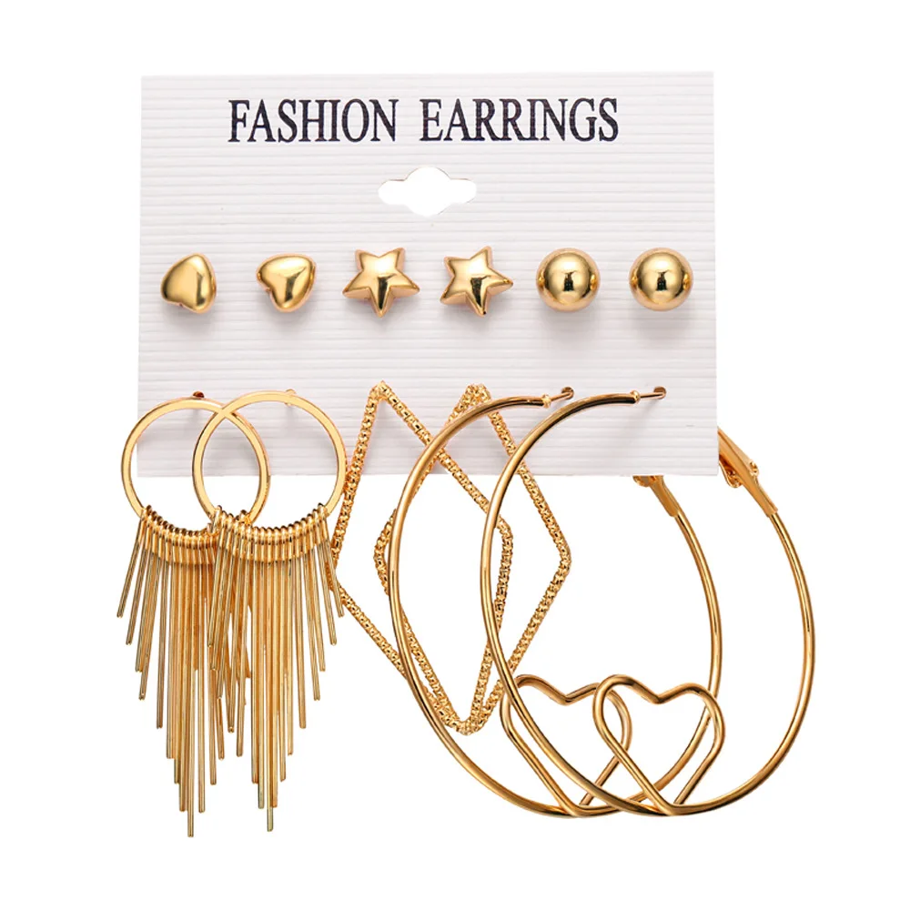 

Fashion gold earrings designs for girls For Women Wholesale N98275, As pic