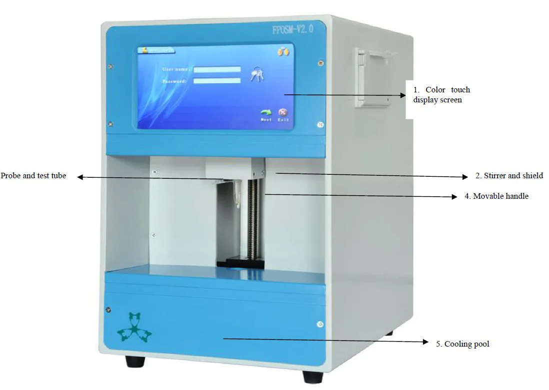 Tpsfposm Freezing Point Osmometer,Molar Osmotic Concentration Tester