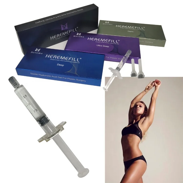 

Heremefill OEM Cross Linked Plastic Surgery Breast Buttock Injection Injectable Dermal Filler For Nose Face