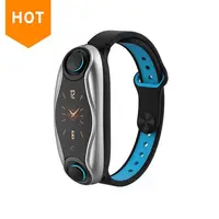 

T90 Waterproof BT Headset Earbud Smart Bracelet Sports Watch App Remote Photograph Hand Band