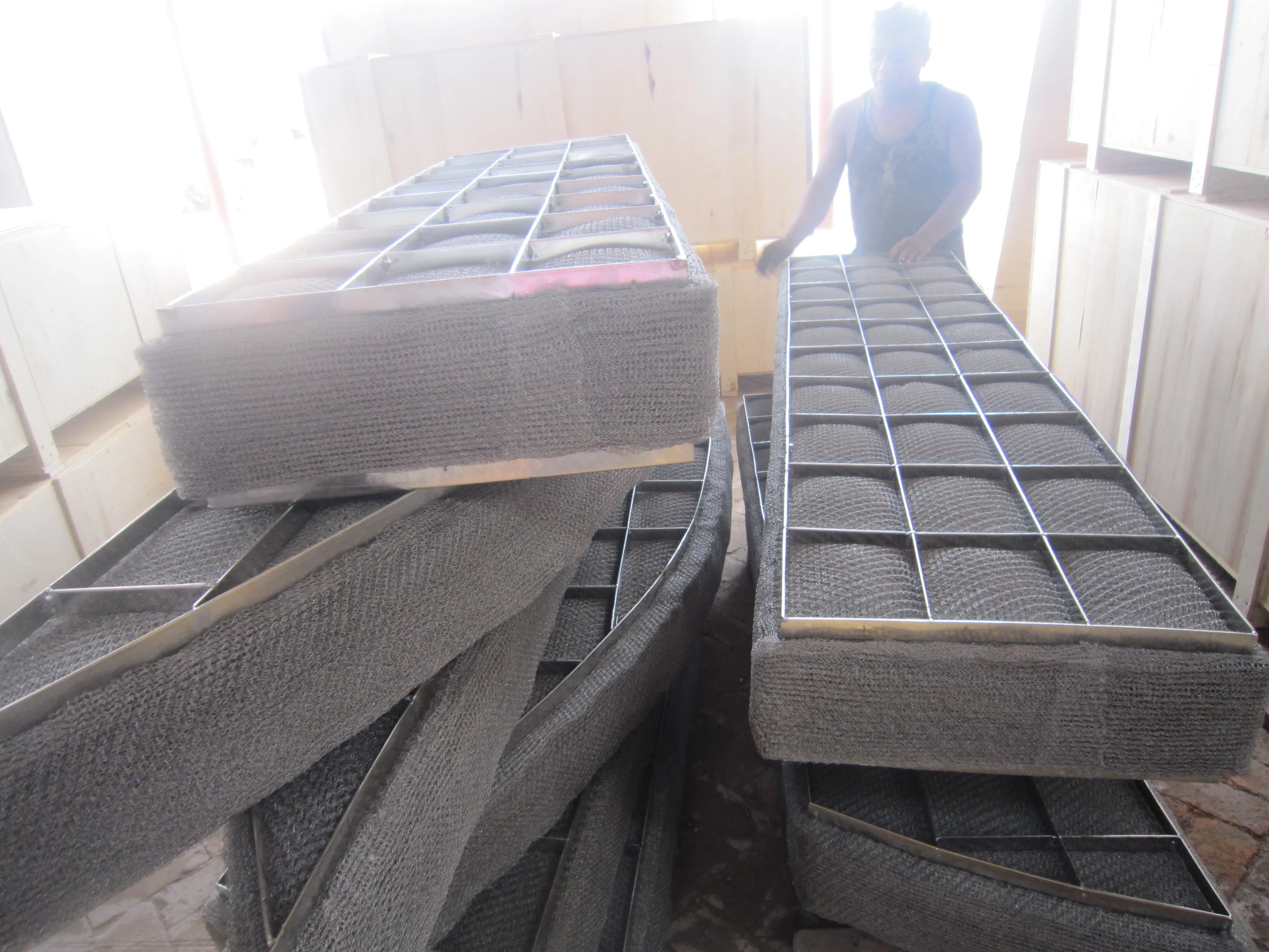 PSA type demister pad specification rules and OEM fabricating.jpg