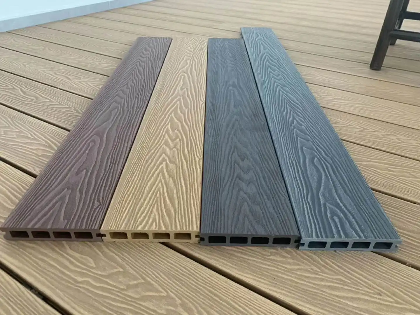 Cheaper And High Quality Online Embossing Wpc Decking,Outdoor Decking