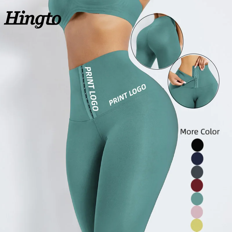 

Custom Service 2 In 1 Adjustable Hooks Waist Trimmer Belt Elasticity Seamless Butt Lifter Hip High Waist Women Yoga Pants