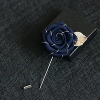 

Handmade Fashion wedding fabric flower brooch pin stock