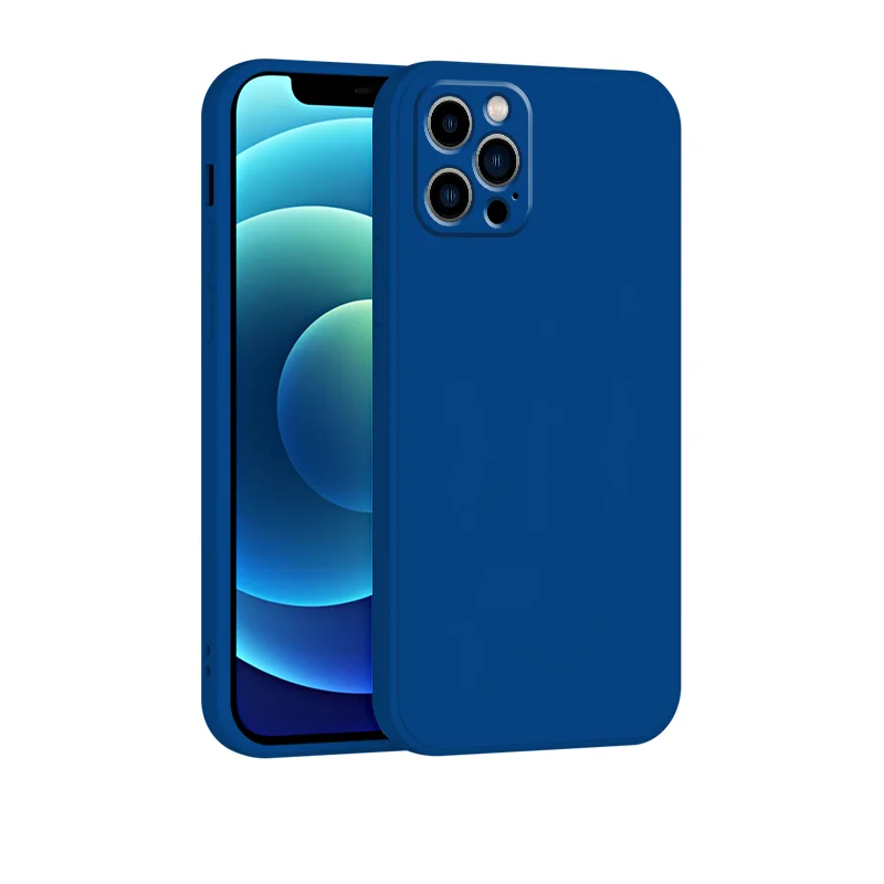 

New Official Original Anti-Scratch Liquid Silicone Phone Case For Apple Iphone 13 Pro Max, Multi color