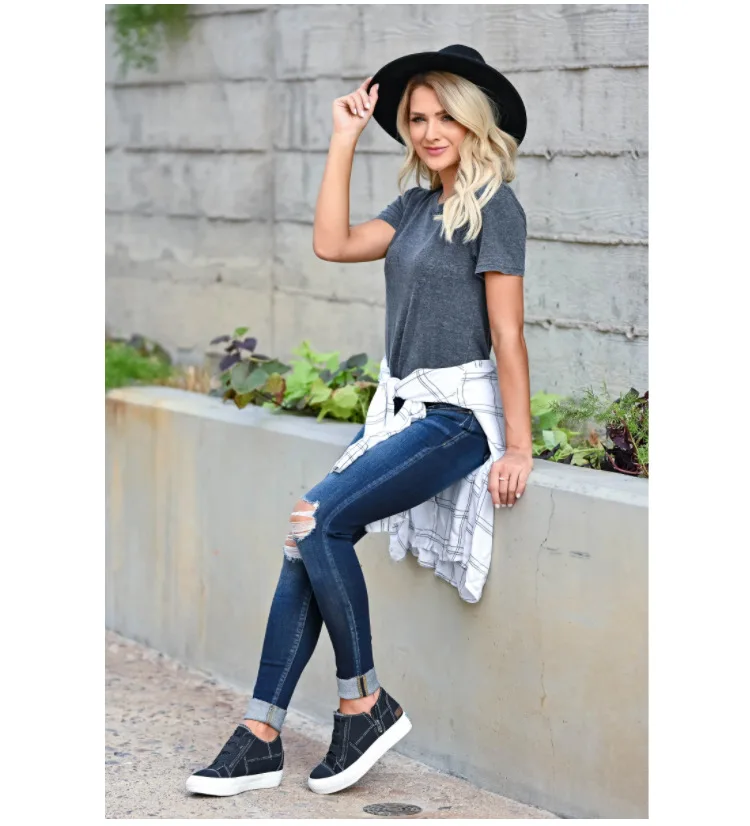 

In bulk pantalon femme colombianos plus size pants stylish ladies ripped boyfriend denim women's jeans, Blue