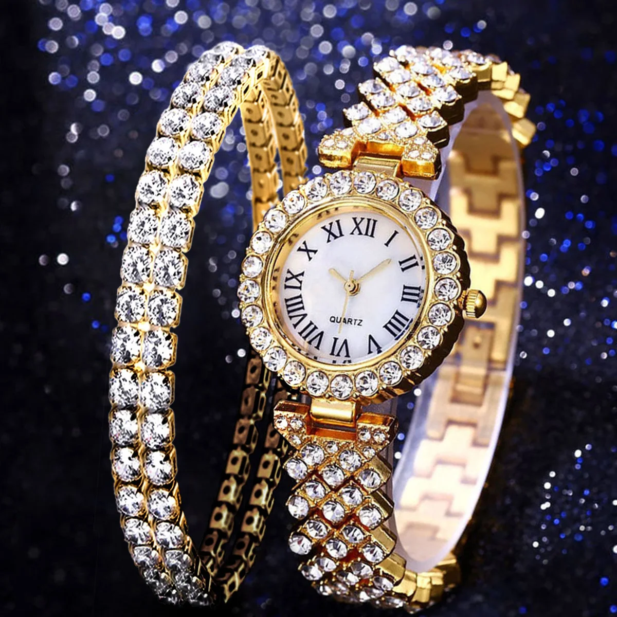 

Fashion Crystal Women Watches Dress Quartz Watch Women Rhinestone Casual Wristwatch Reloje Mujer Relogio Feminino ladies watch